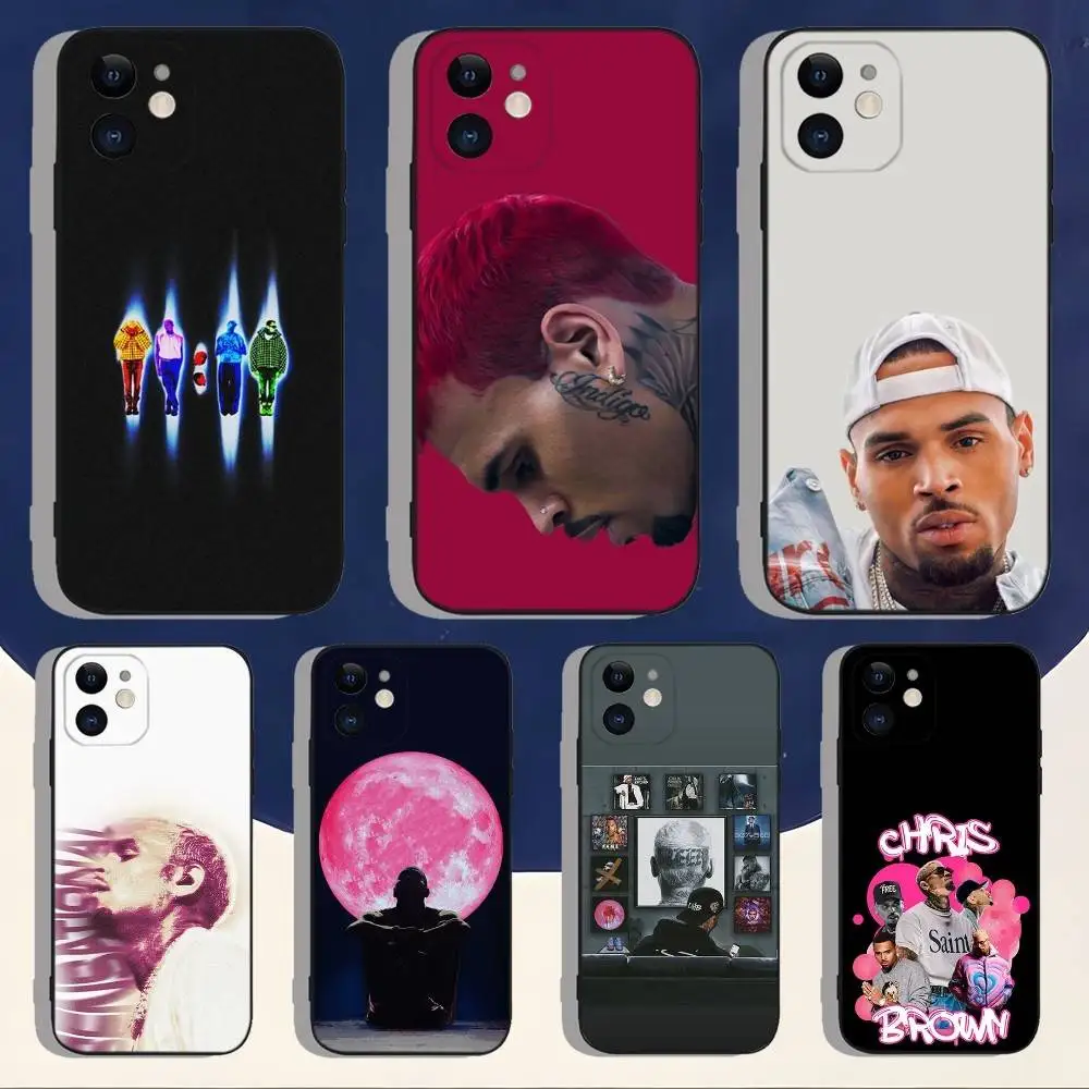 

Chris Brown 11:11 RAPPER Phone Case For iPhone 16,15,14,13,12,11,Pro,Max,Plus,X,XS,XR,SE,8,7,Mini,Soft Silicone Black Case