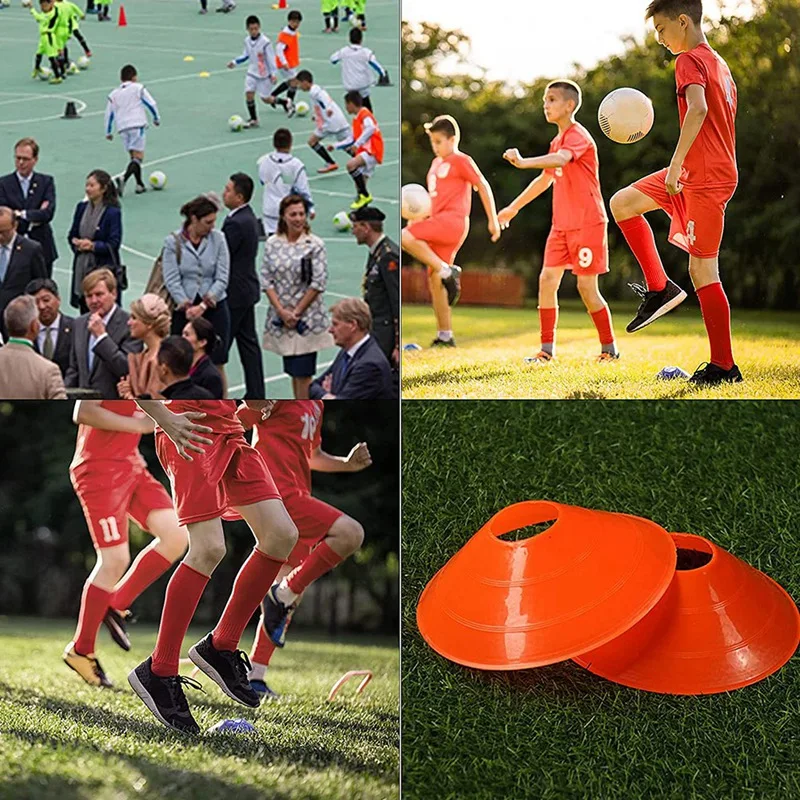 20 Pcs Football Training Supplies And Equipment Football Training Marking Discs Sports Marketing Discs For Football