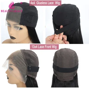 Human Hair Wigs Frontal Lace Wig in line straight human hair wig 13x4 front wig 4x4 wig 12 Main Sales Front Lace Human Hair - №4