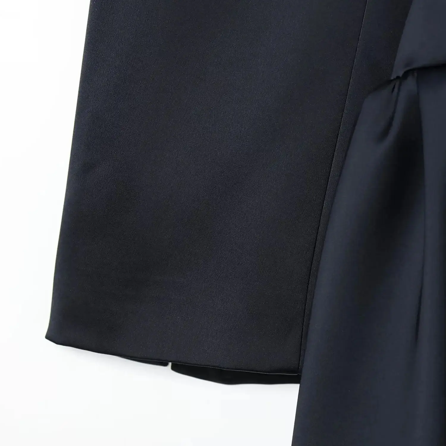 2025 امرأة الموضة الأوروبية والأمريكية نمط الخريف جديد زر فستان بكم طويل شيك عارية الذراعين تنورة صغيرة Vestidos Mujer #5