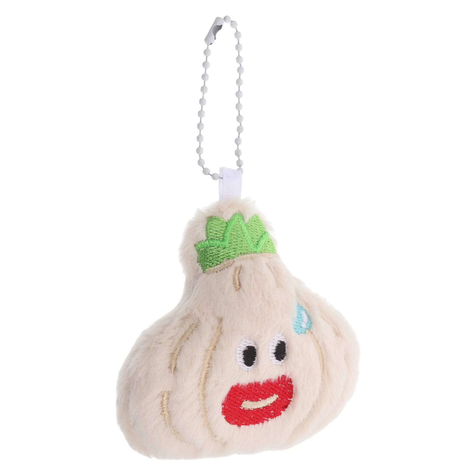 Adorable Cartoon Plush Keychain Creative Key Decoration Adorable Garlic Keyring Backpack Pendant Plush Garlic Pendant For Bag