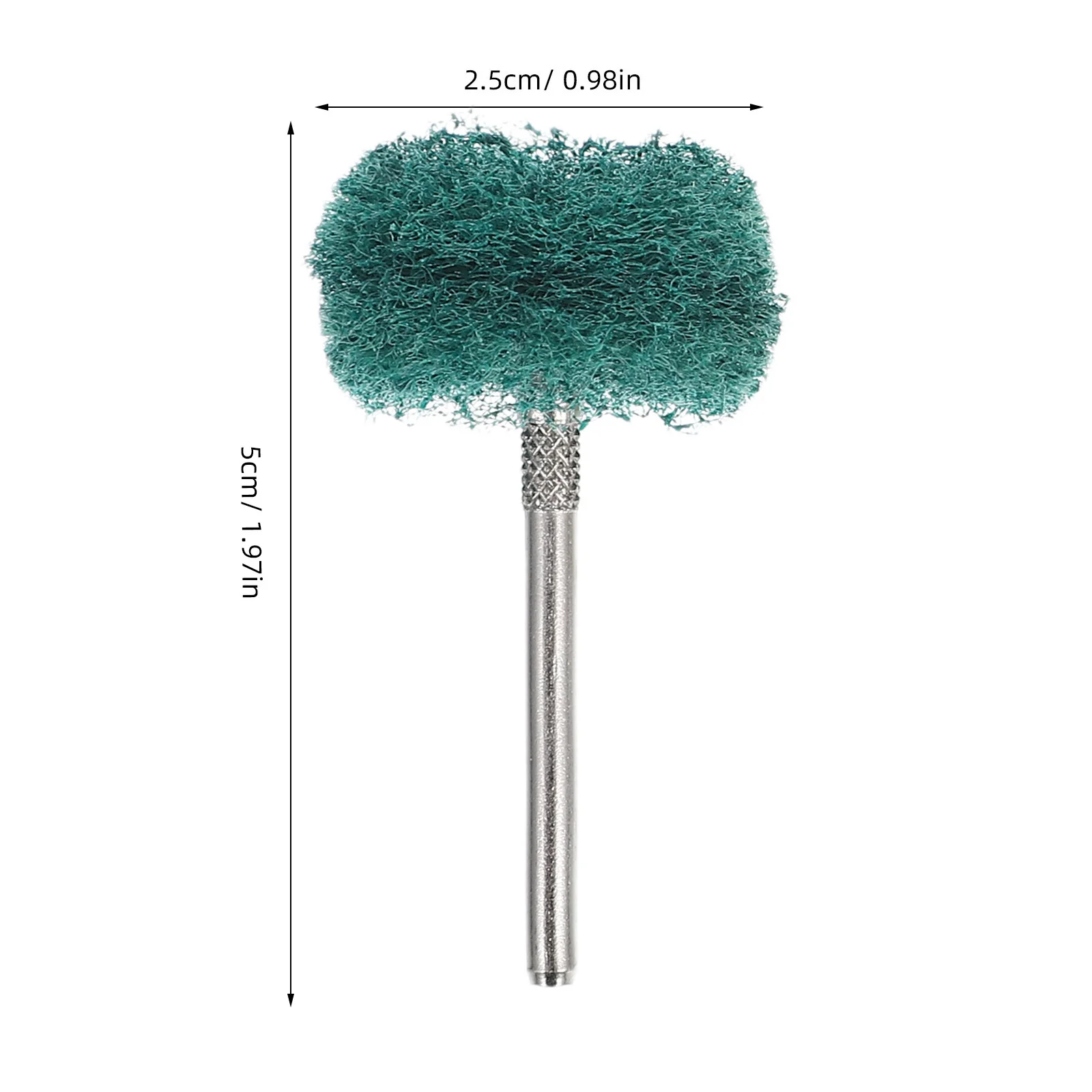 100 個の研磨バッファホイール、回転工具用、木材研削ヘッド、バフホイールリフィル、ドリル用研磨モップ