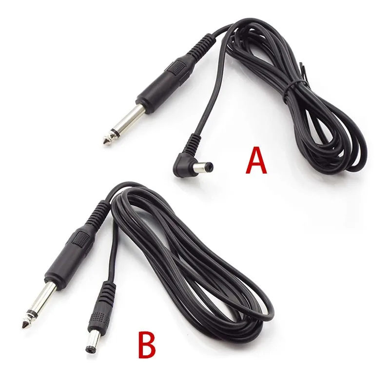2M 6.5mm to DC power supply Cord Soft Power Cable audio 6.5mm Connection wire For Tattoo Machine Microphone accessories E2