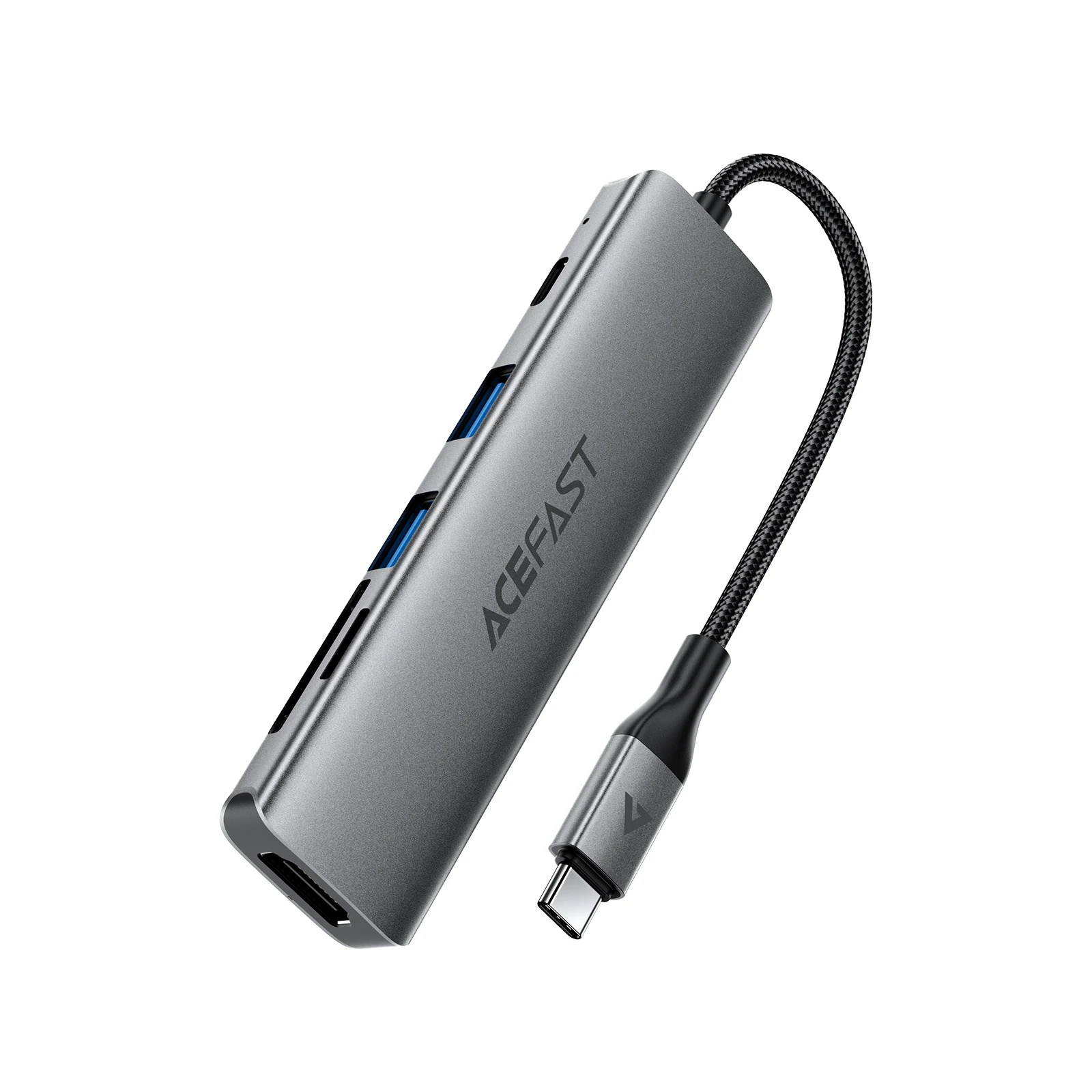 

Адаптер ACEFAST HUB USB C к USB 3.0 Док-станция PD90W для MacBook Air Pro Передача данных SD TF Reader 4K60HZ HDMI-совместимый