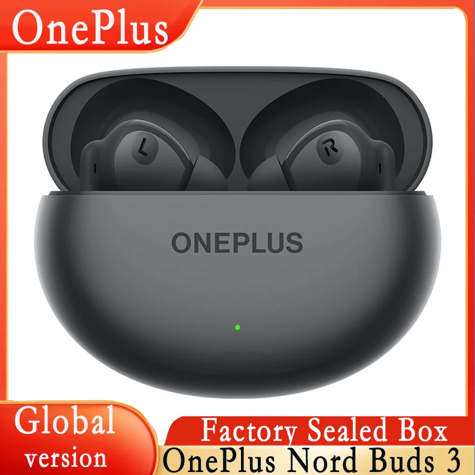 Global Version OnePlus Nord Buds 3 E514A, Earbuds IOS Android Windows Earphone,  TÜV Rheinland Bluetooth 5.4 Google Fast Pair