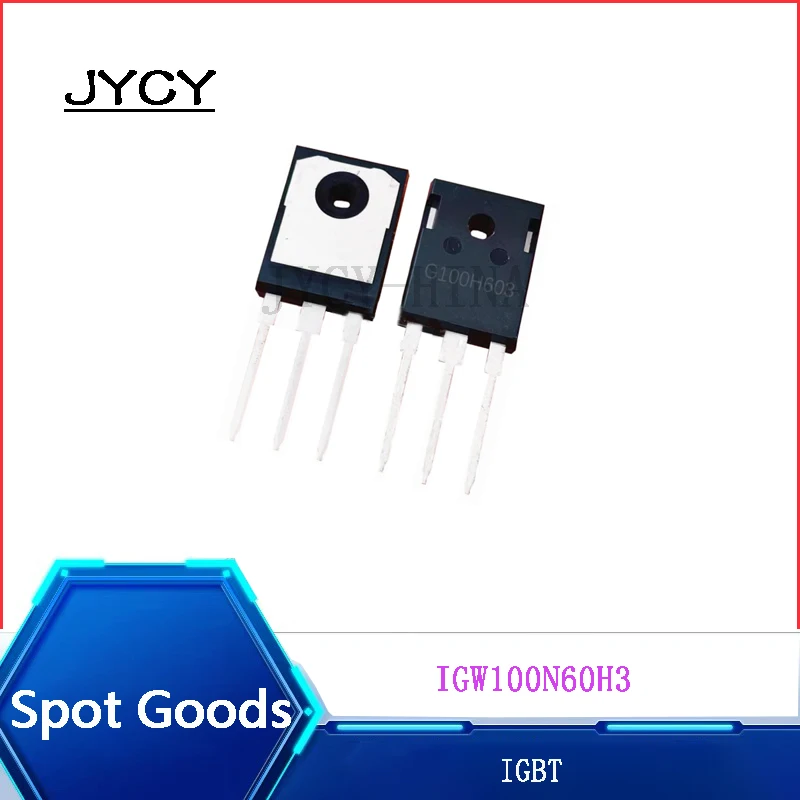 1PCS IGW100N60H3  NEW G100H603   TO-247 600V 100A  High power transistor IGBT