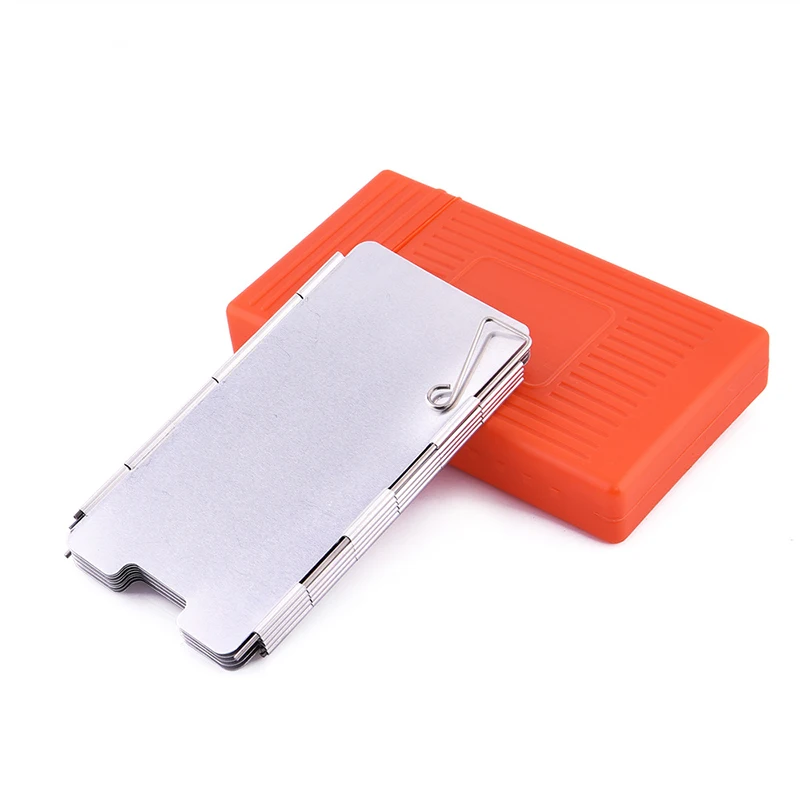 

Widesia Outdoor Camping Windshield Portable 9/10 Folding Plate Stove Barbecue Gas Burner Windshield Protective Cookware Supplies