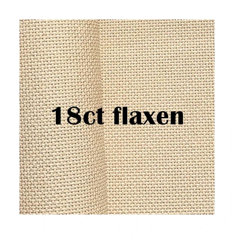 145x100cm Aida 18ct white cloth pink blue black red cross stitch fabric canvas DIY handmade needlework sewing craft