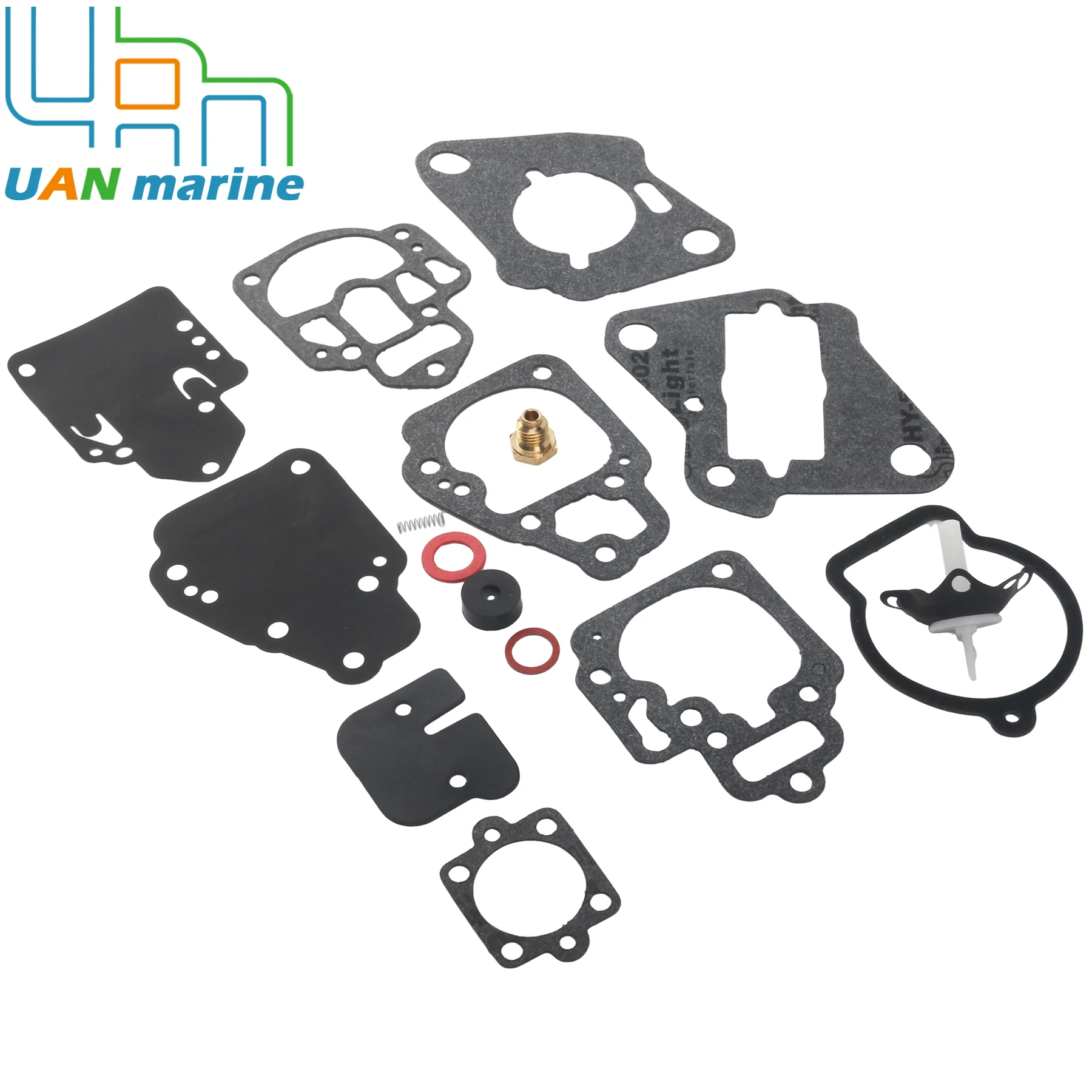 18-7212 Carburetor Repair Kit 1395-97611 1395-9725 Gasket and Diaphragm Kit Replacement for Mercury Mariner 6-25HP 1395-811357