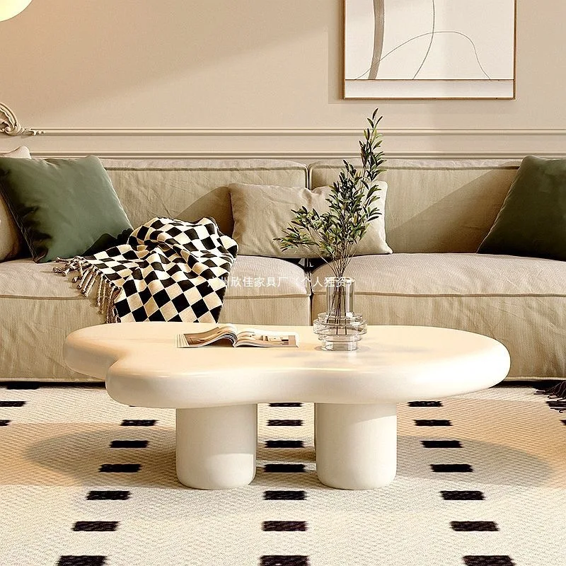 

Кофейный столик Cream Wind Cloud для дома, гостиной, простой современный, для небольшой квартиры, необычной формы, популярный в интернете, чайный столик