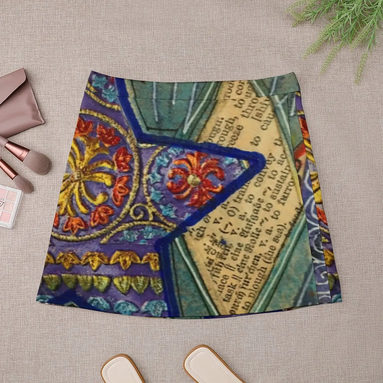 BLUE STAR FANTASY Mini Skirt 90s aesthetic sexy skirt Mini Skirt