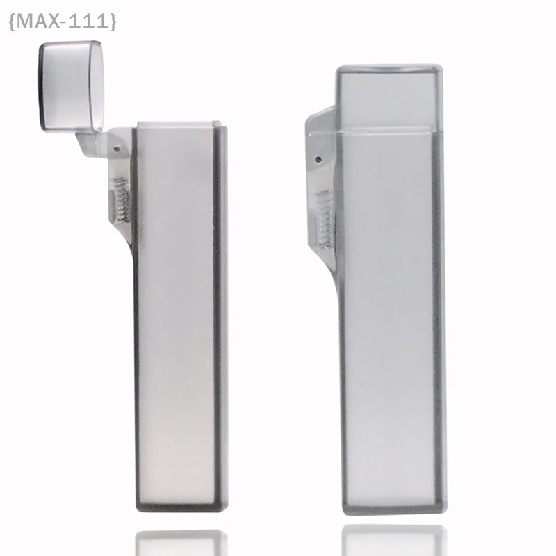 1 قطعة علبة أعواد أسنان صغيرة، حامل بلاستيكي شفاف مع غطاء لتخزين النظافة المحمولة {MXA-111}