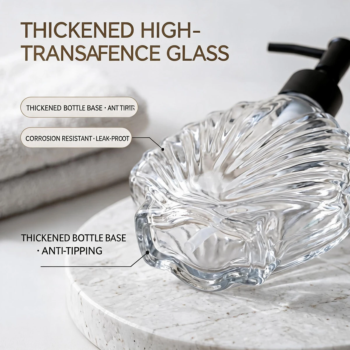 Dispenser Sabun Kaca Kerang De - Glass Soap Dish ulasan dan harga