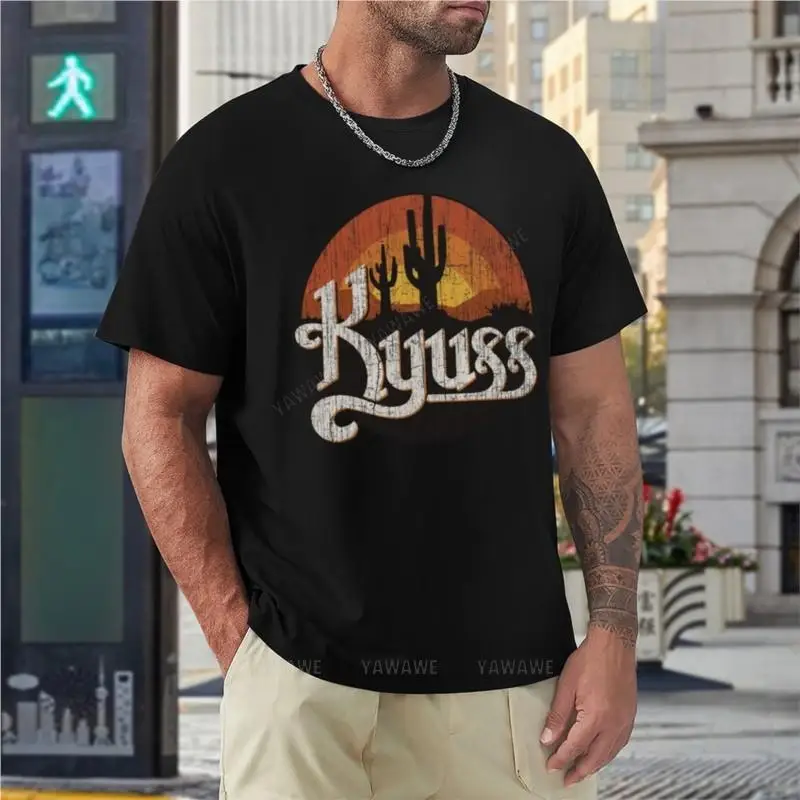 Kyuss Sunset 1987 T-Shirt boys t shirts T-shirt for a boy quick drying shirt blank t shirts mens short sleeve t shirts