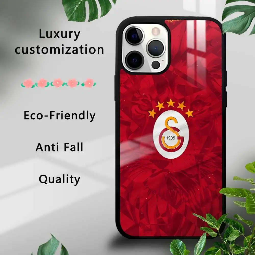 حافظة هاتف رائعة G-Galatasaray-Club لهاتف آيفون 16 15 14 13 12 11 Pro Xs Max Mini Plus Celulares Hard Funda