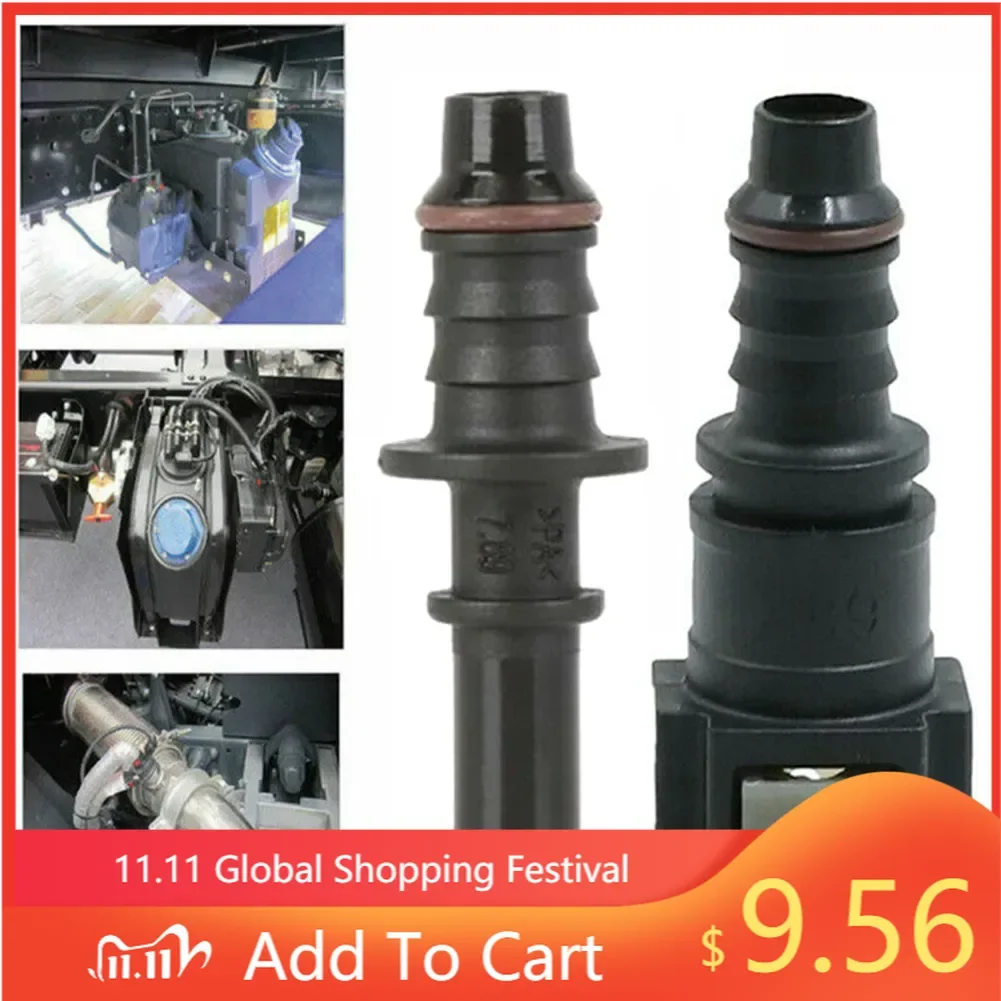 

Fuel Line Hose Release Connector Tools Equipment Accessories Attachment Black Fast Assembly ID6 Car Straight 1 Set