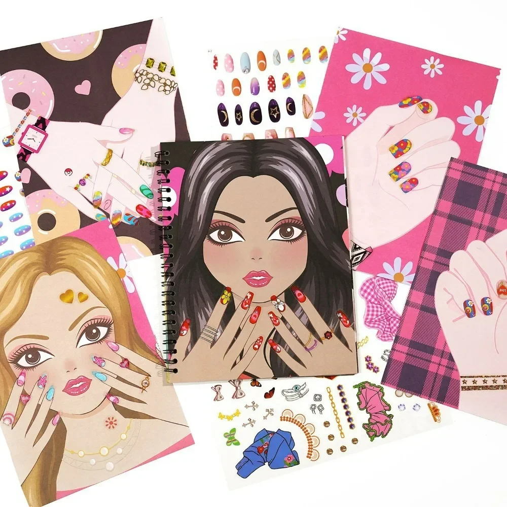 livro-de-adesivos-de-unhas-para-criancas-e-meninas-conjunto-de-atividades-de-colorir-maquiagem-e-design-de-unhas-lembrancinha-de-festa-presente-de-aniversario