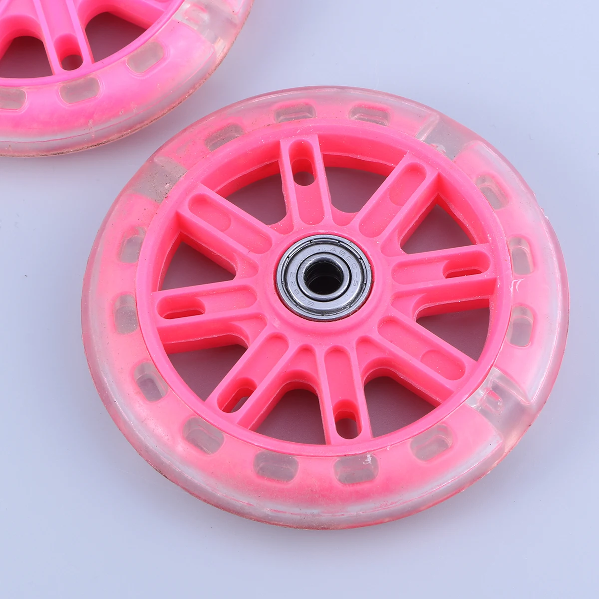 

Bike Training Wheels Balance Auxiliary Wheel Silent Flashing Support Wheel For Kids Adjustable Sturdy Compatible With Most Bikes
