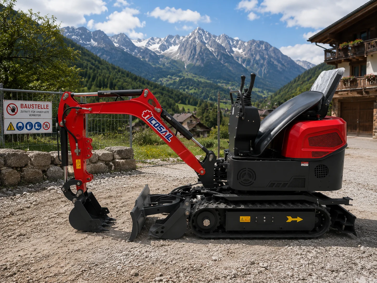 

Custom Mini 1.2 Ton Excavator for Agriculture Construction Projects CE Euro 5 Hydraulic System