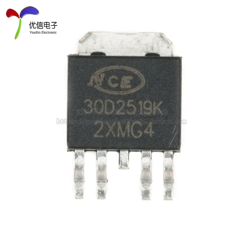 10Pcs/Original genuine NCE30D2519K TO-252-4 30V 25A/-19A N+P channel MOSFET