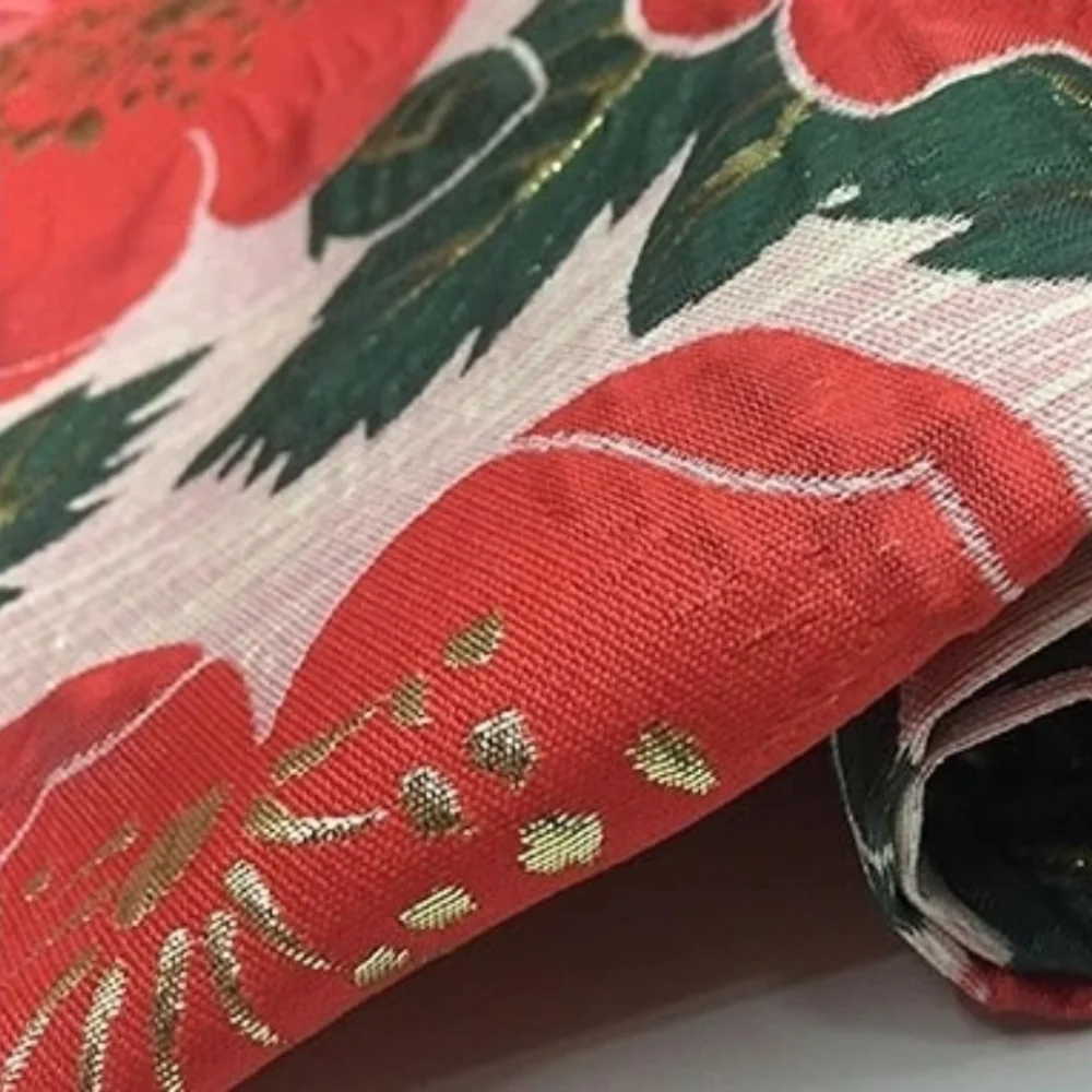 

Jacquard Brocade Fabric Spring Autumn European Brand Fashion Dress Trench Coat Design Sewing Cloth Wholesale Material By Meter