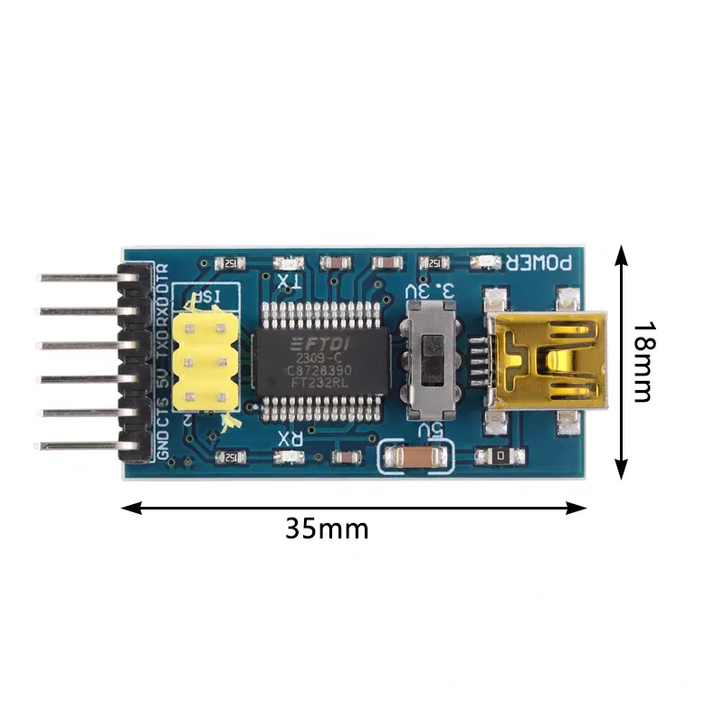 Moduł programatora FT232RL do pobierania programów, USB do TTL Serial, moduł FT232
