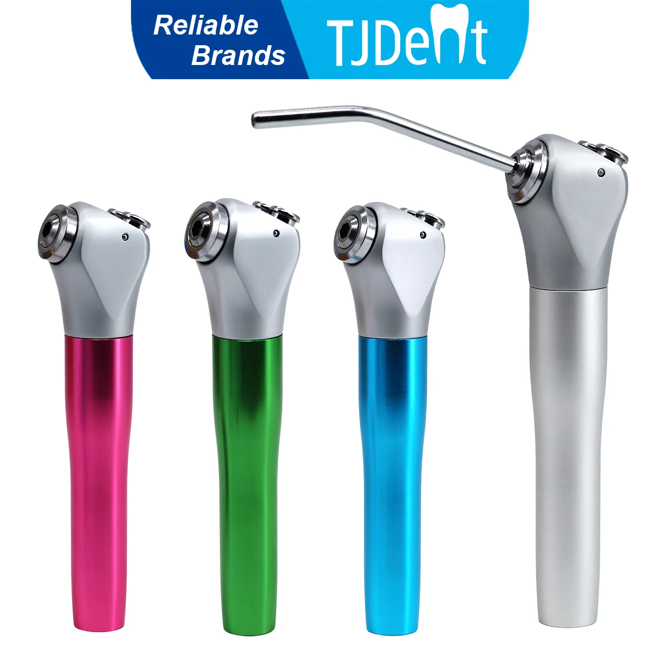 TJDent Multiple-colors Dental Air Water 3 Way Syringe Gun Handpiece With 2 Nozzles Tip Tubes For Dental Chair Unit Cleaning Tool
