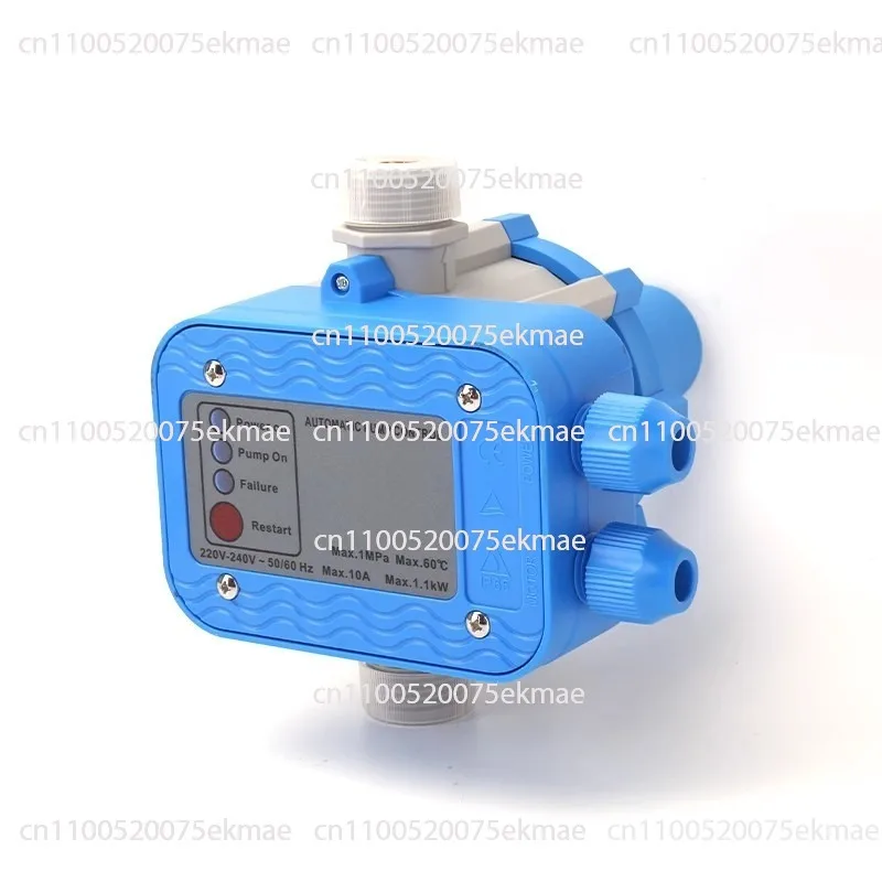 

IP65 10A 220V-240VAC Water Pump Pressure Switch Automatically Controlled Electronic Switch Water Shortage Protection Adjustable