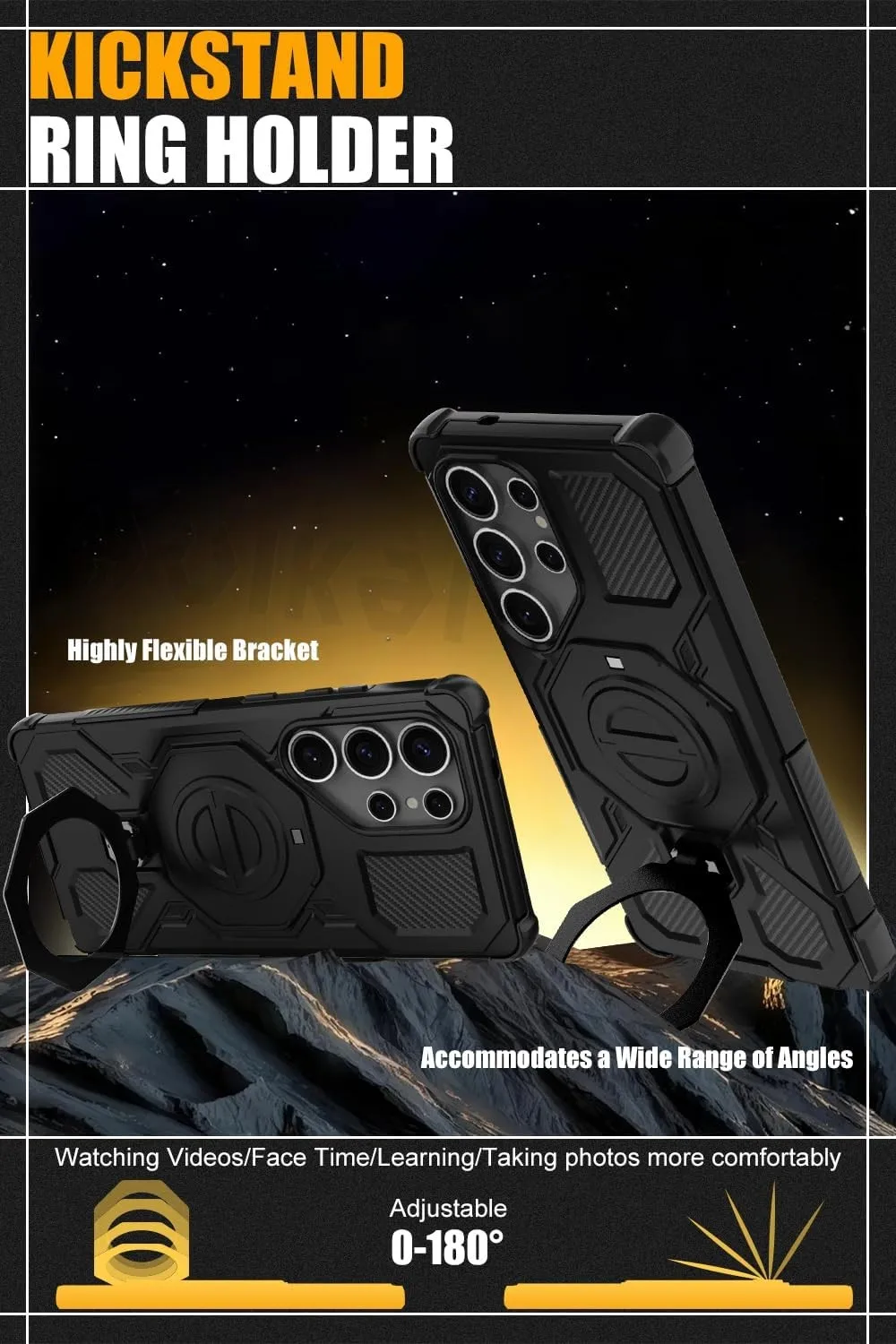 حافظة لهاتف سامسونج S25 UItra S25 FE S25 Edge S24 Ultra MagSafe حامل مغناطيسي حامل حماية مسنده أغطية حماية