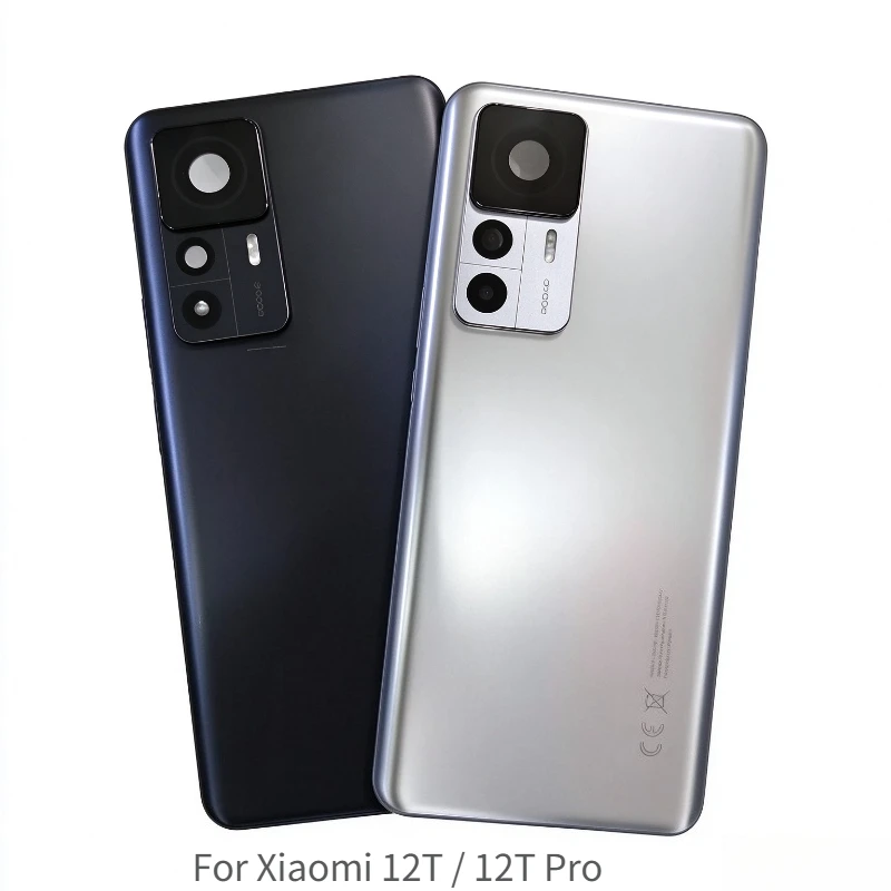 Compatible For Xiaomi 12T / 12T Pro Back Glass Battery Cover Rear Housing Door Replacement Repair Spare Parts