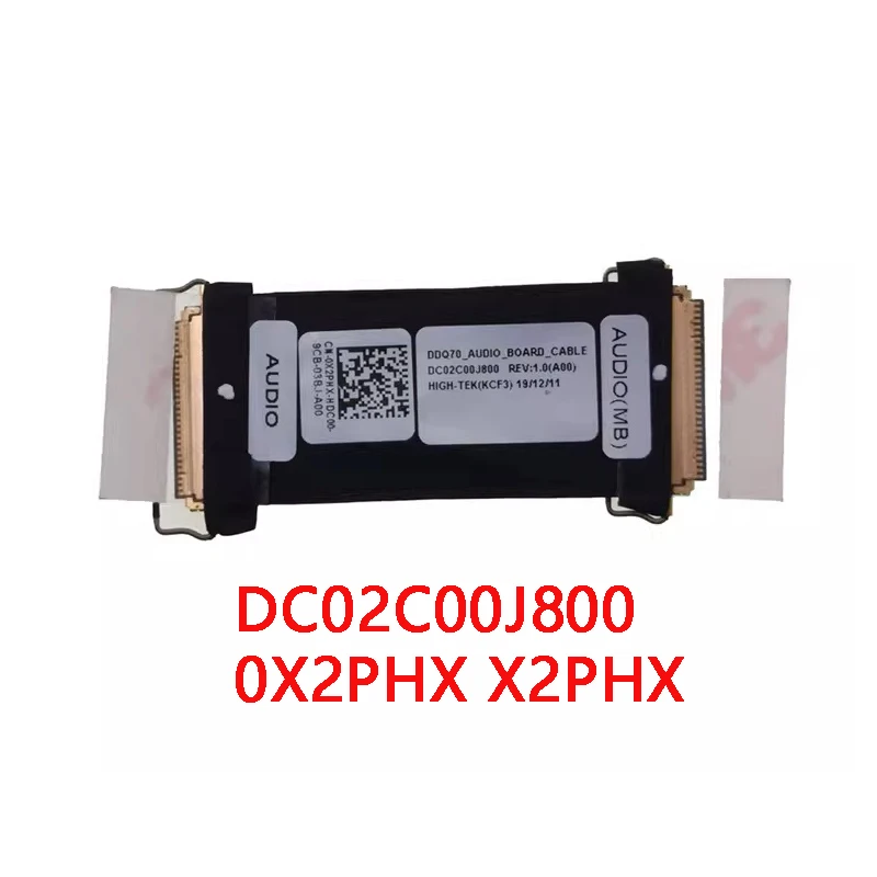 2pcs New Genuine Laptop Audio board Cable for DELL Alienware Area 51M R1 R2 DDQ70 IO DC02C00J800 0X2PHX X2PHX