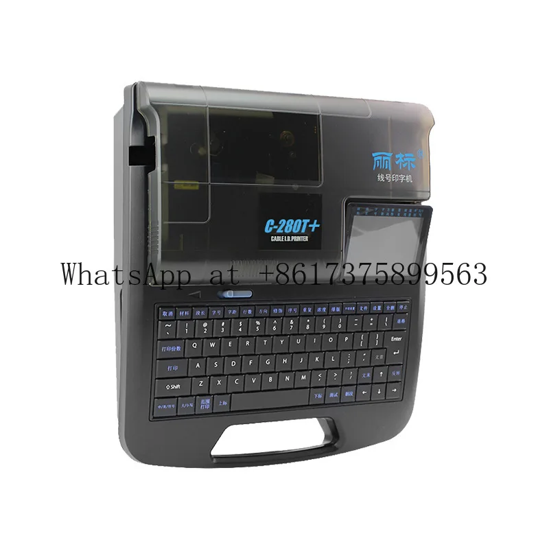 C-280T Heat Shrinkable Sleeve Numbering Coding Machine Industrial Automatic Wire Marking Equipment for Lab Workshop Cable