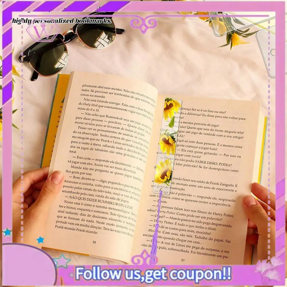 100 PCS Acrylic Blanks Bookmarks With 100 Pcs Colorful Bookmark Tassels, For DIY Craft Projects & Gift Tags