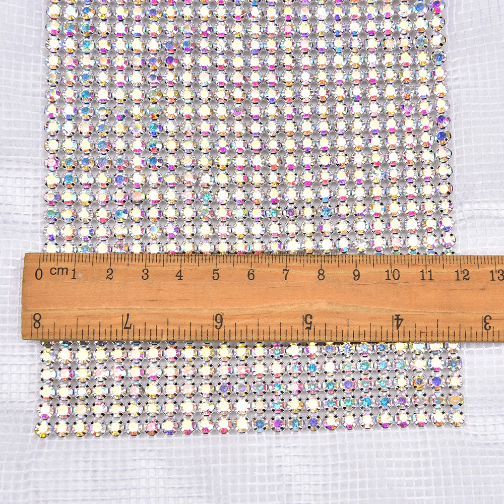 24 rijen kristal AB kleur blin - Hotfix Rhinestone Sheet recensie en prijs