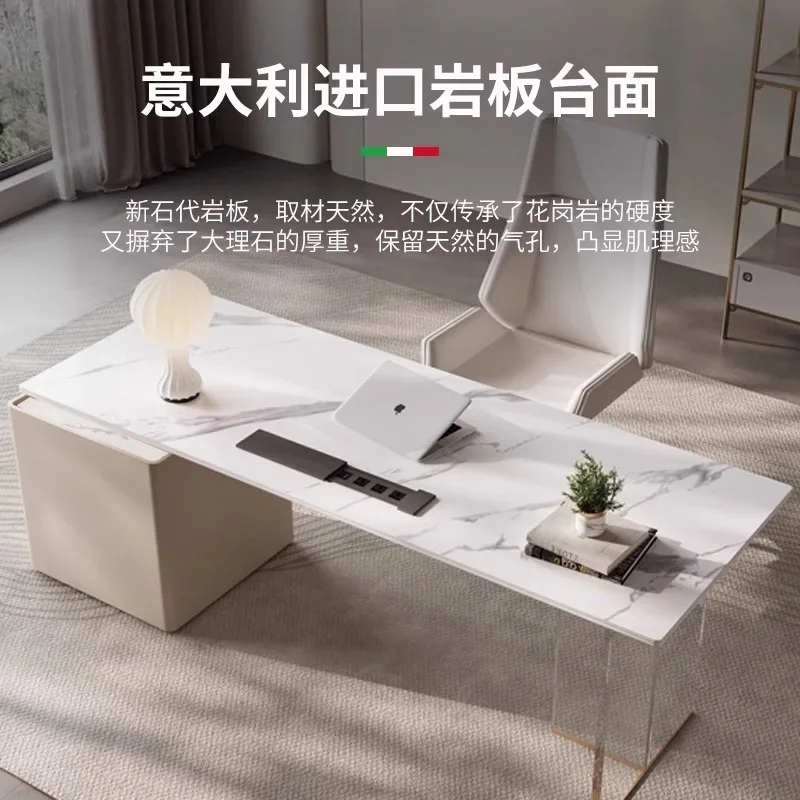 Slate desk Home study Writing desk Computer boss table Floating office desk