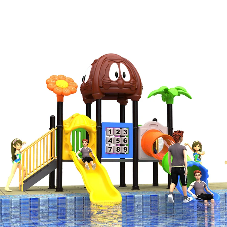 Children Park Kids Plastic Swimming Pool Commercial Outdoor Playground Slide Water Park Slides for Sale