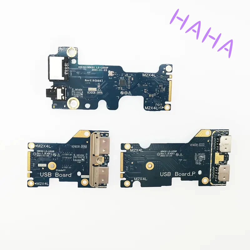 For Dell G15 5520 5521 G16 7620 Laptop IO Audio RJ45 USB Jack Board HDK50 LS-L656P 02P0CY LS-L653P 042C4H LS-L655P 0V9K8D