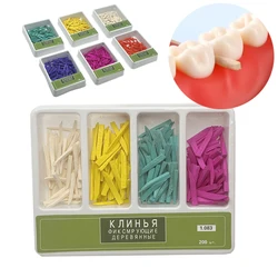Dental Fixing Wooden Wedges Tooth Gap Wedges Disposable Restoration Interdental Wedges Dental Materials