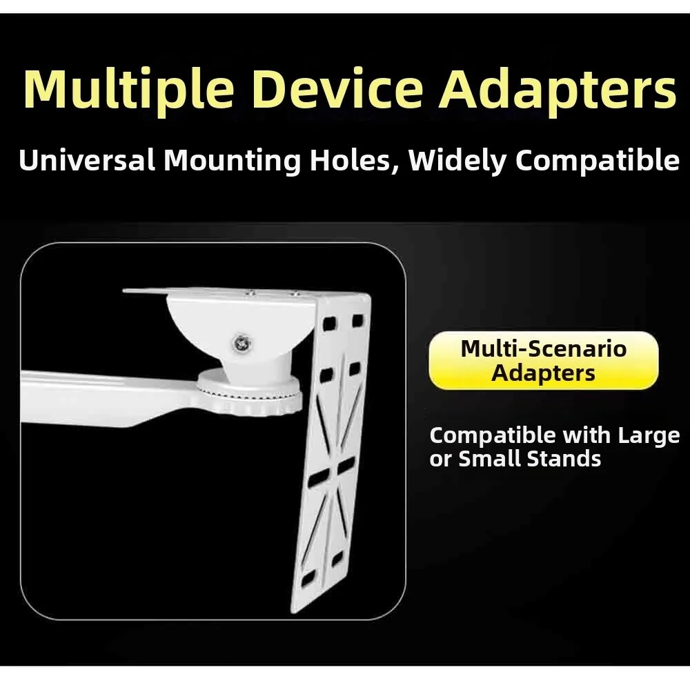L Shape Camera Bracket Adjustable Angle Metal Security Camera Mount Wall Mount Easy Installation Pole Mount Bracket Pole Mount