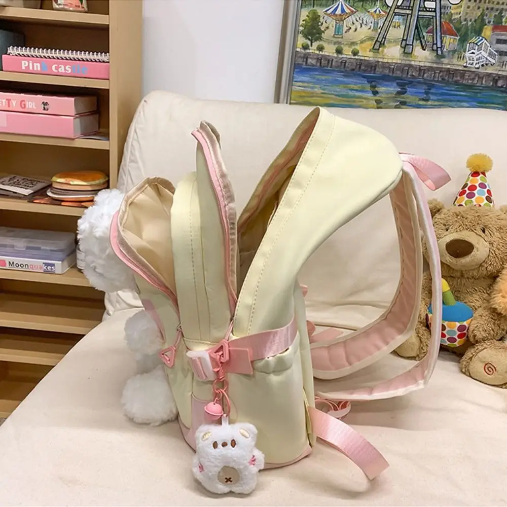 Kawaii Süßer Bärenrucksack Niedlicher Bären-Schulrucksack Große Kapazität Leichter Niedlicher Schulrucksack für Teenager-Mädchen – Detail 9