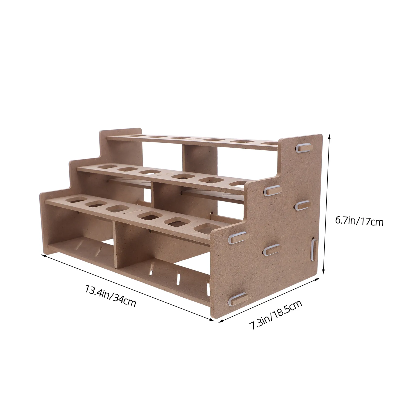 Paint Organizer Rack Stable Desktop Multi Layer Storage for Oil Watercolor Acrylic Paint Tubes Brushes Holder Art Supplies