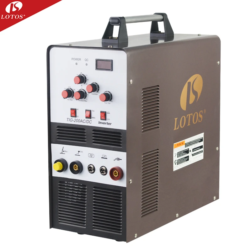 LOTOS Tig200 portable ac dc tig welder inverter aluminum welding machine