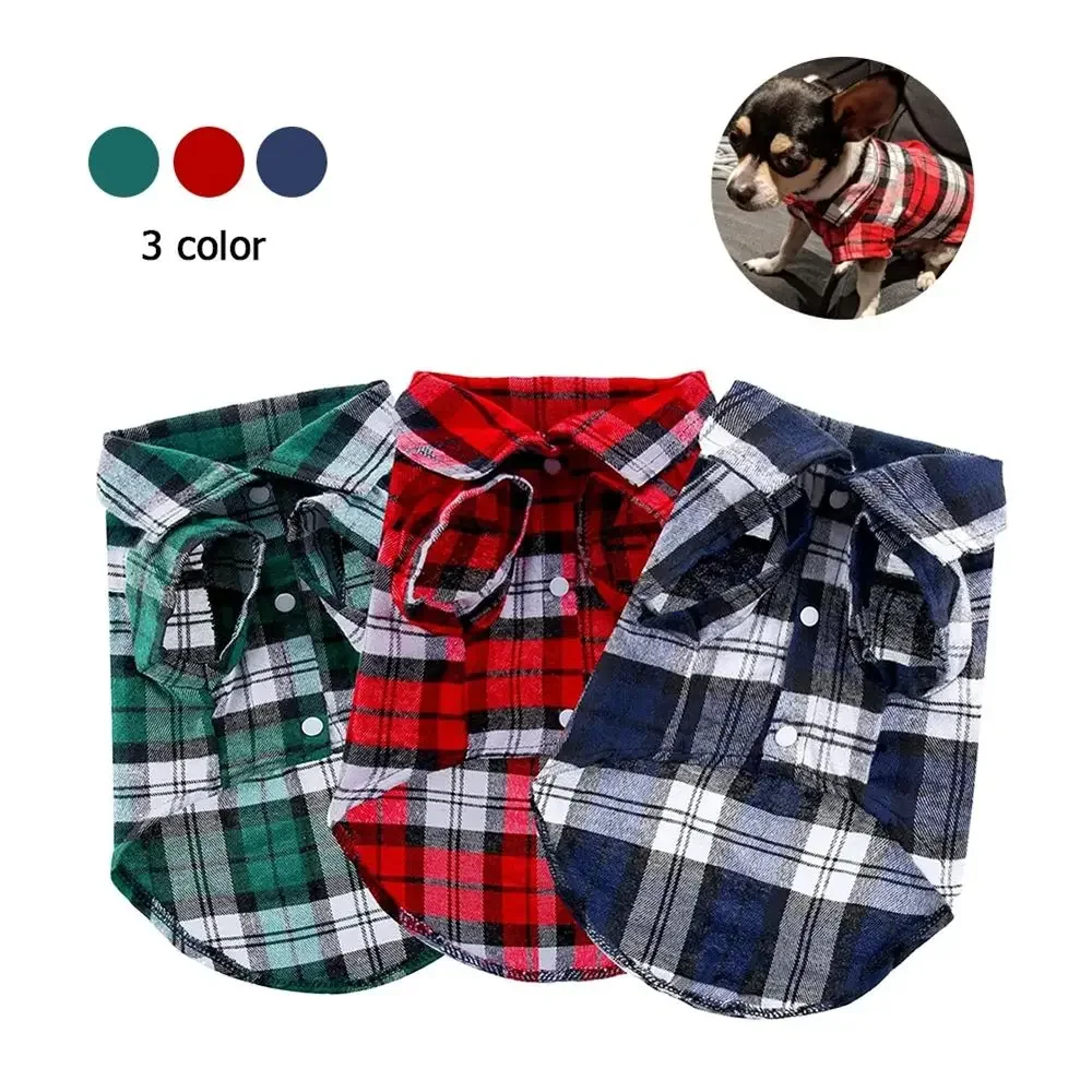 Fashion Classic Cotton Puppy French Bulldog Chihuahua For Small Medium Dogs Cats Dogs Shirt Dog Vest Pets Supplies Summer view 3