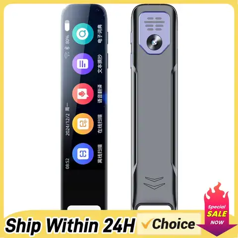Offline Translation Pen Voice Translator GPT Smart AI Scan Reader Device Text Scanning Reading Translator WiFi/BT Connection