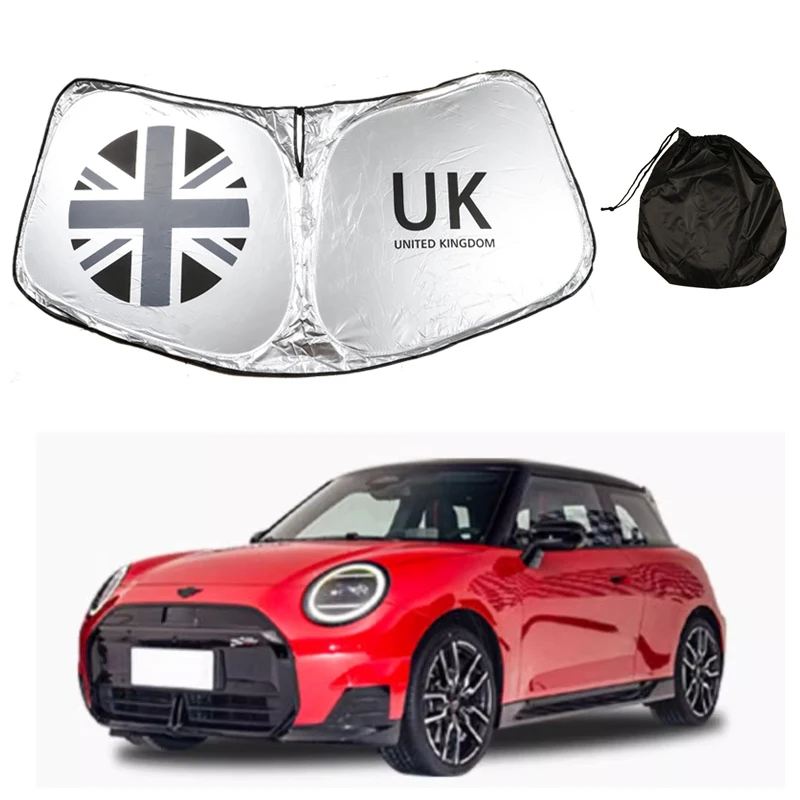 Car Sunshades Sun Visor Front Windshield for Mini Countryman U25 F65 F66 F67 Cooper S E SE J01 EV 2024 2025 Accessories