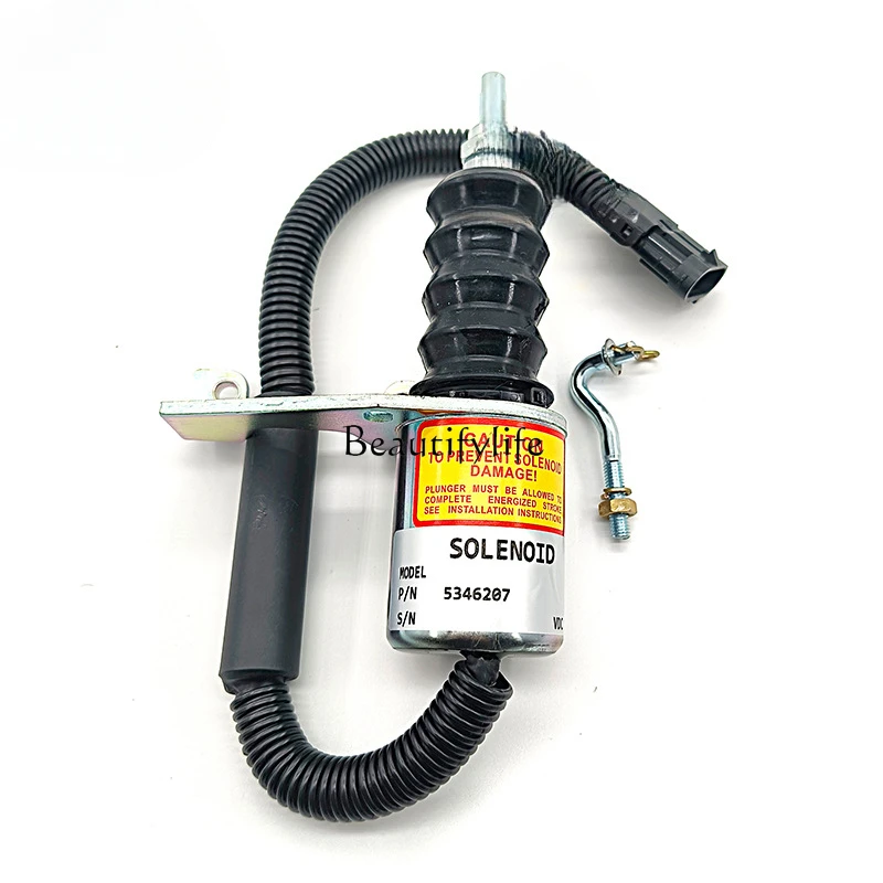 

Excavator parts, engine construction machinery, oil cut-off and flameout, solenoid valve, flameout switch 5346207