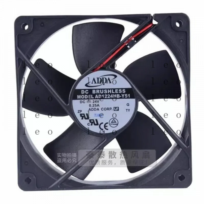 

CC for ADDA AD1224HB-Y51 DC24V 0.25A 12032 2-Wire Inverter Cooling Fan