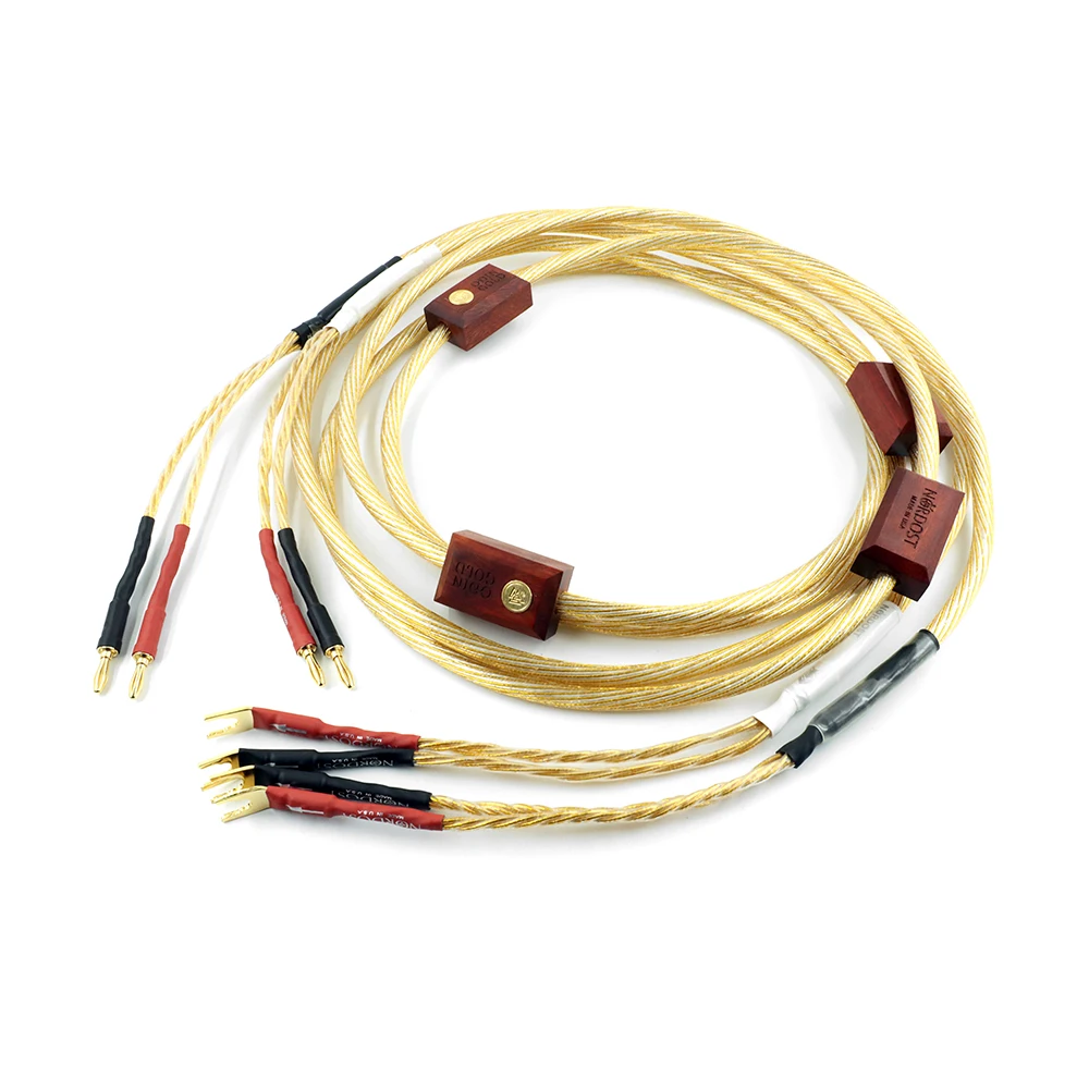 

Nordost Odin Gold Speaker Cable OFC sterling silver flagship audio cable HiFi speaker amplifier audiophile wire with Gold-plate