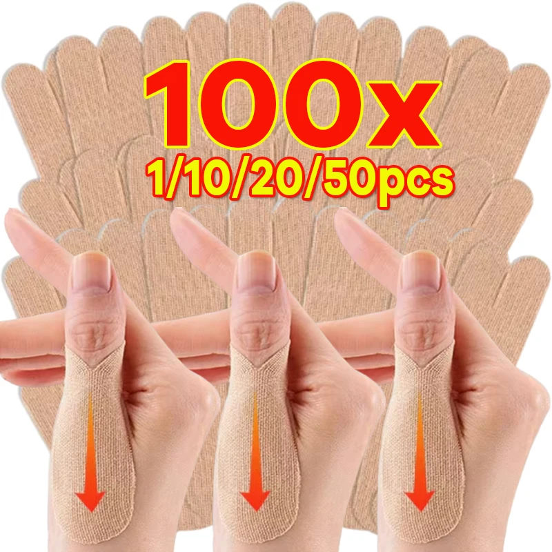 

1-100pcs Flexible Elastic Breathable Finger Tapes for Men Women Skin-friendly Bowling Accessories Premium Bowling Thumb Tapes