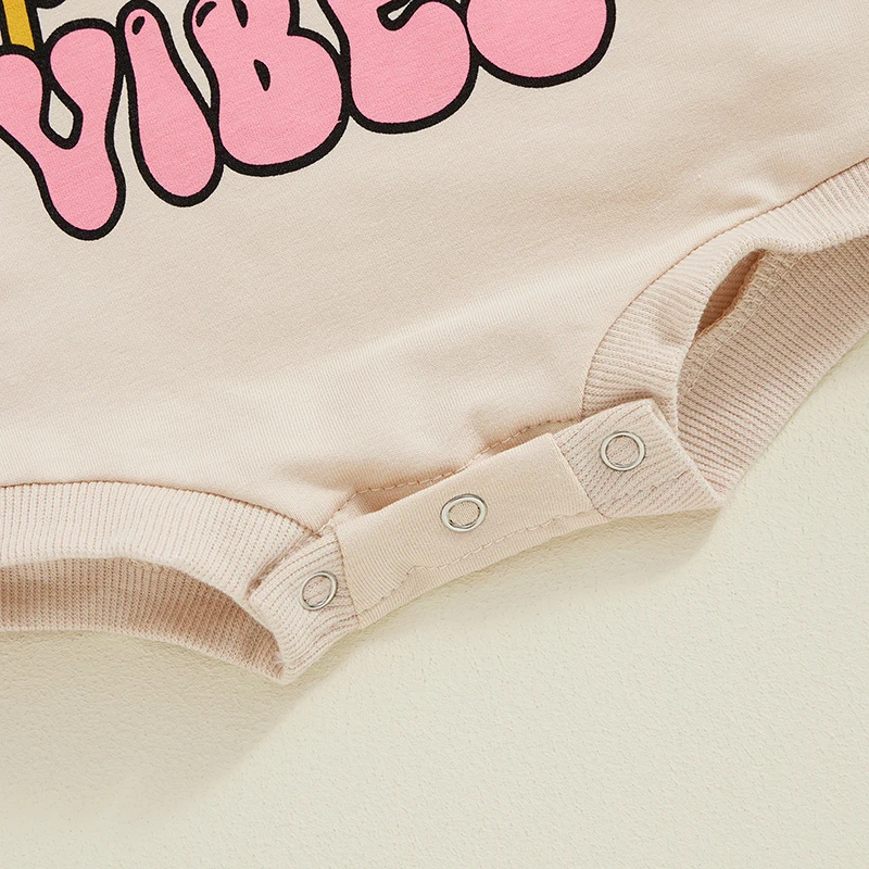 

Newborn Baby Girls Boys Sweatshirts Rompers Halloween Clothes Letter Print Long Sleeve Toddler Fall Bodysuits Jumpsuits
